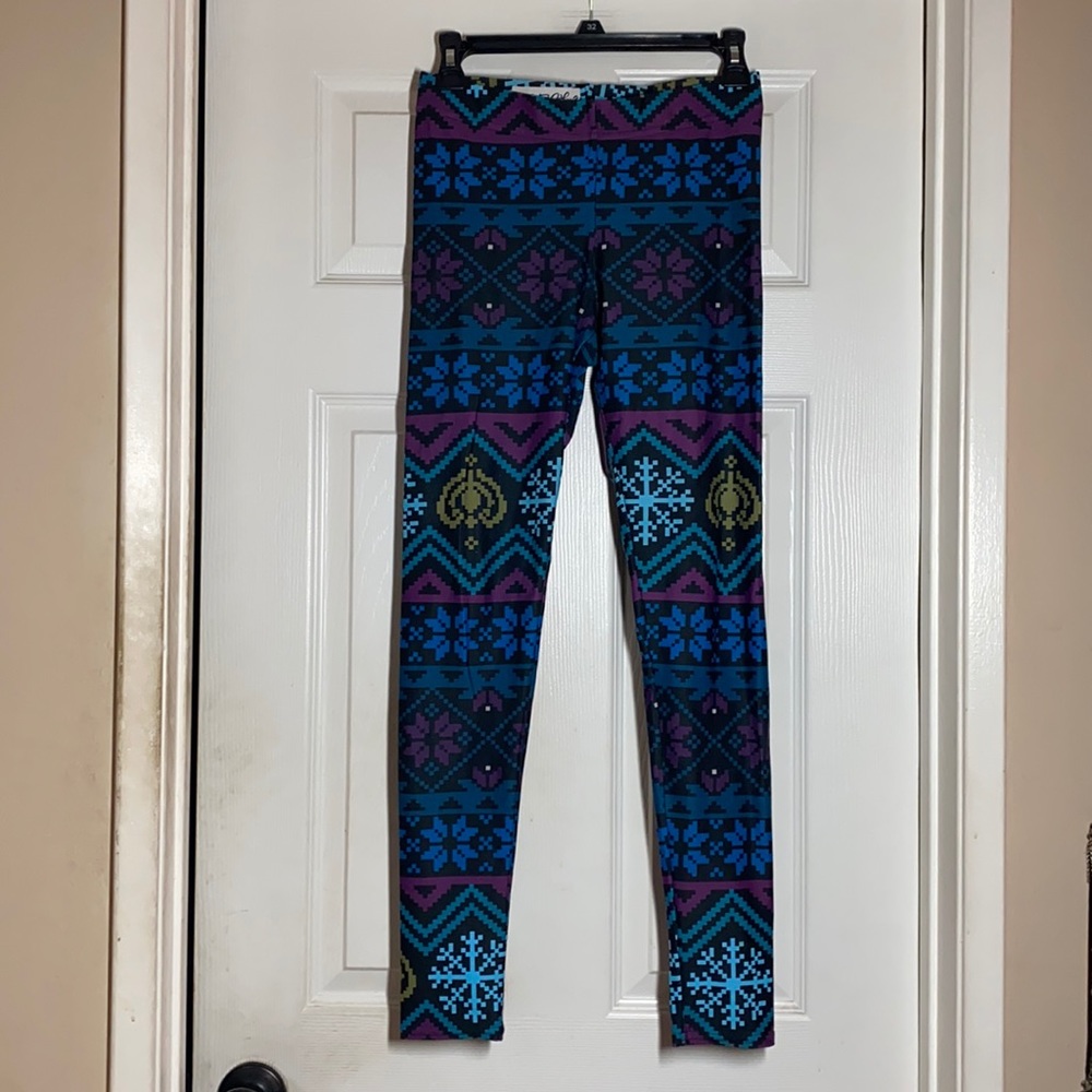 Adventure Effect Frozen Nordic pattern leggings